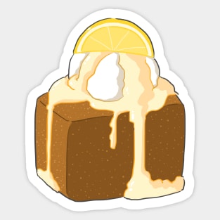 Lemon ice cream Sticker